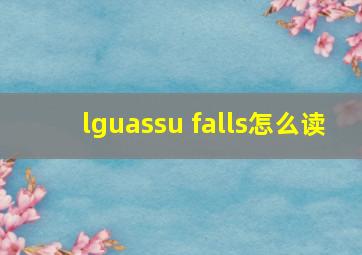 lguassu falls怎么读